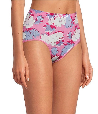 Modern Movement Stretch Seamless Floral Print Brief Panty