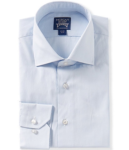 Morgan Bixby Mini Houndstooth Classic Fit Dress Shirt