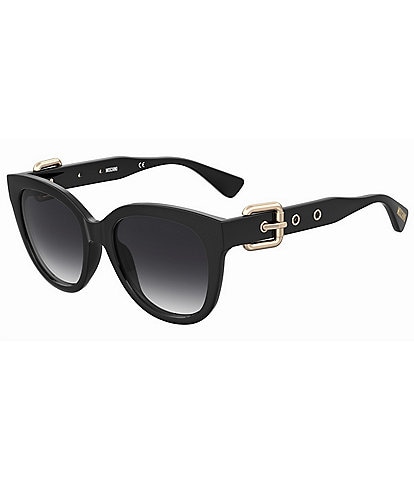 Moschino Women's MOS143S Gold Buckle Round Sunglasses