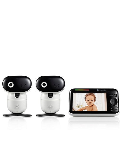 Motorola Pip 1510 5.0#double; Wi-Fi® Motorized Video Baby Monitor - Two Camera Set