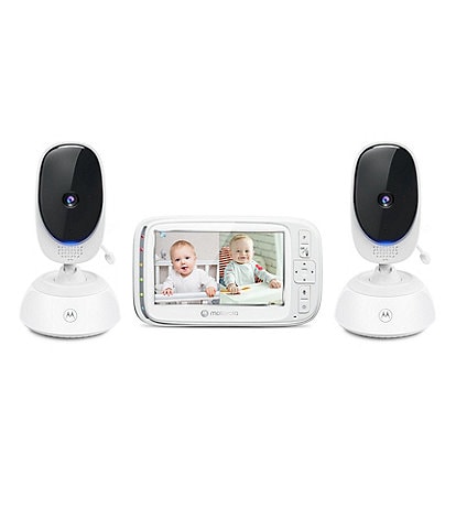 Motorola VM75 5" Motorized Pan Video Baby Monitor - 2 Camera Pack