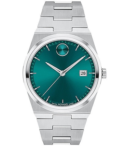 Movado Bold Men's Quest Quartz Automatic Stainless Steel Bracelet Watch
