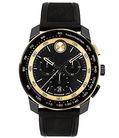 Movado Bold Men's TR90 Quartz Chronograph Silicone Strap Watch