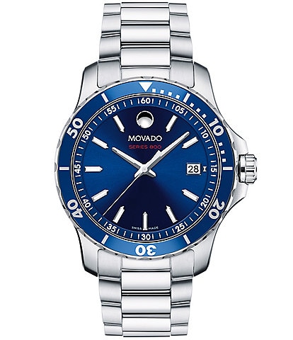 Movado Men's Series 800 Quartz Automatic Stainless Steel Bracelet Watch