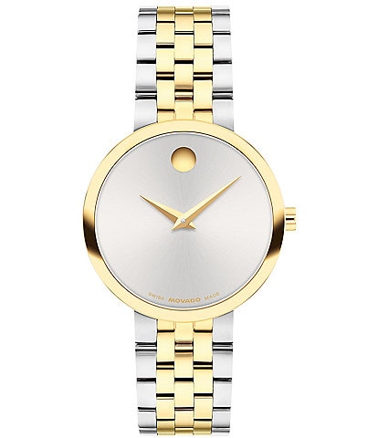 Movado Women's Museum Classic Quartz Analog PVD Coated Stainless Steel Bracelet Watch