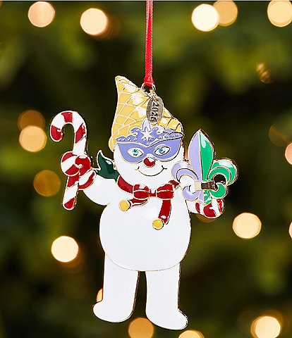 Mr. Bingle 2026 Dated Mardi Gras Mask Ornament