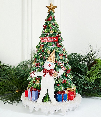 Mr. Bingle Light-Up Mr. Bingle With Tree Rotating Figurine