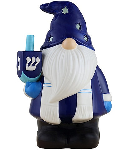 Mr. Christmas 12#double; LED Nostalgic Hanukkah Gnome Figurine