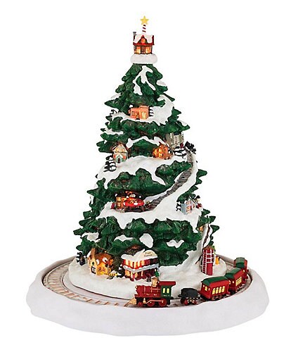 Mr. Christmas 17.3#double; LED Lighted Animated Winter Wonderland Christmas Eve Express Tabletop