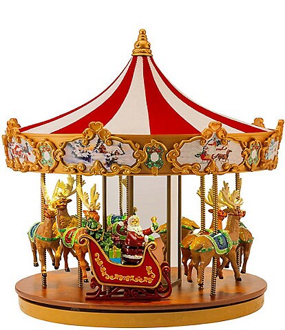 Mr. Christmas Very Merry Light-Up Musical Carousel