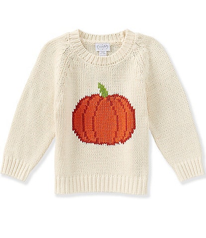 Mud Pie Baby Boys Long Sleeve Pumpkin Sweater