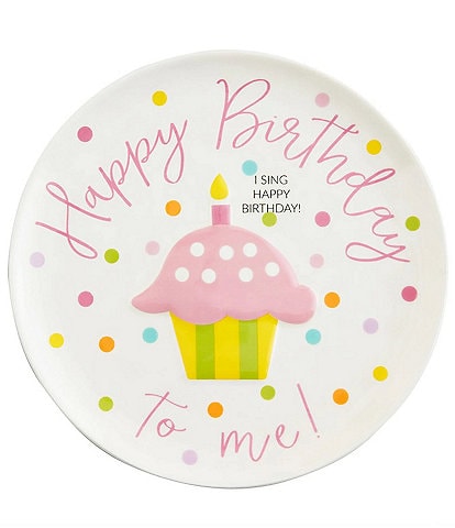 Mud Pie Baby Girls Birthday Girl Musical Plate