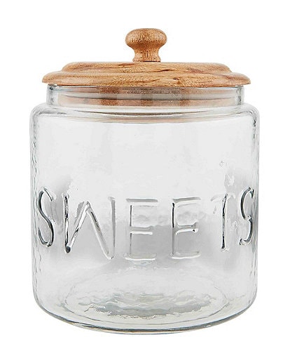 Mud Pie Bistro Glass Sweets Jar