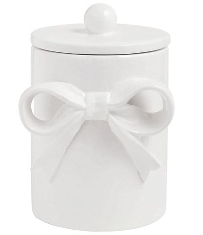 Mud Pie Bow Collection Covered Canisters