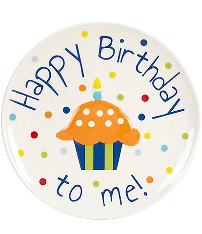 Mud Pie Boy's Birthday Singing Plate
