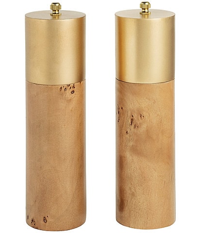 Mud Pie Burl Salt Pepper Grinders