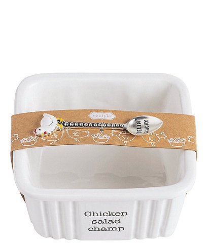 Mud Pie Chicken Salad Champ Serving Set