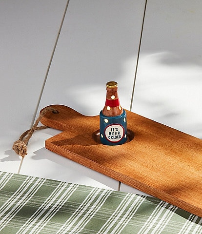Mud Pie Circa Beer Bottle Can Hugger Light-Up Sitter