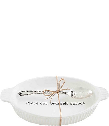 Mud Pie Circa Brussels Sprouts Serving Dish Set