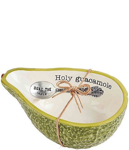 Mud Pie Circa Collection Guac Dip Bowl Set