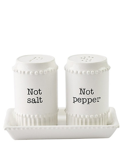 Mud Pie Circa Collection Salt and Pepper Set