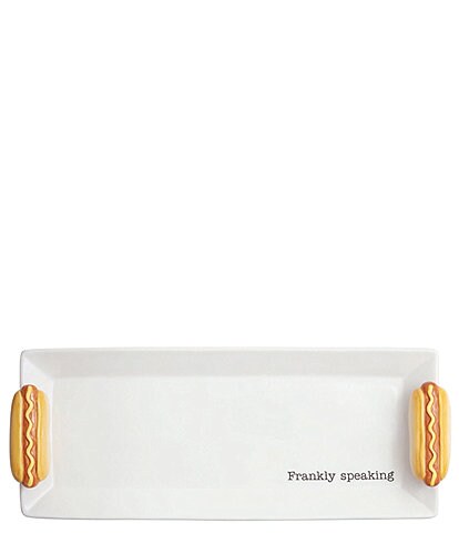 Mud Pie Frankly Speaking Hot Dog Tray