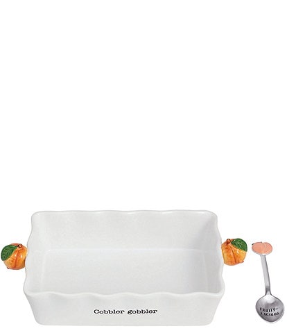 Mud Pie Fruit Cobbler Baker Dish Set