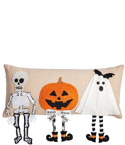 Mud Pie Halloween Collection Dangle Leg Pillow