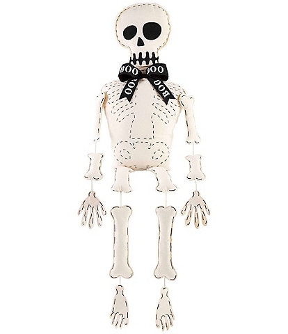 Mud Pie Halloween Stuffed Skeleton Sitter
