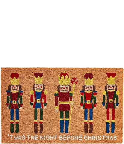 Mud Pie Holiday Collection Nutcracker Doormat