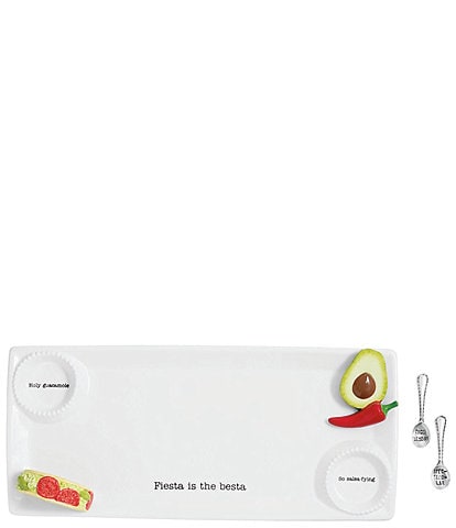Mud Pie Icon Fiesta Platter Set