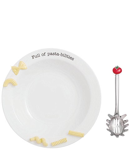 Mud Pie Icon Pasta Serving Dish Set