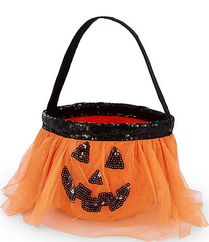 Mud Pie Jack O' Lantern Halloween Treat Bucket