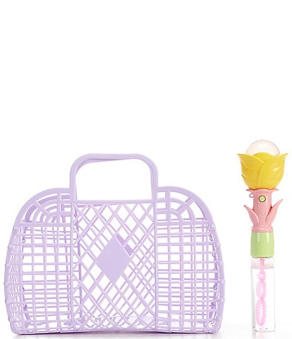 Mud Pie Kids Jelly Tote Bubbles 2-Piece Set