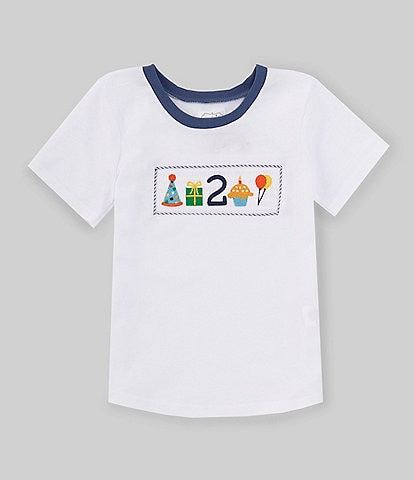 Mud Pie Little Boys 2T Short-Sleeve 2nd Birthday T-Shirt