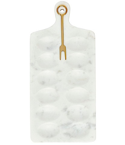 Mud Pie Marble Devil Egg Board Set