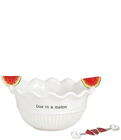 Mud Pie One In A Melon Bowl Set