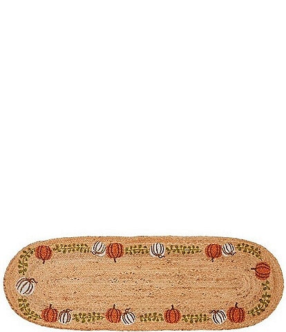 Mud Pie Pumpkin Jute Runner