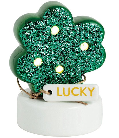 Mud Pie Shamrock LED Light-up Sitter