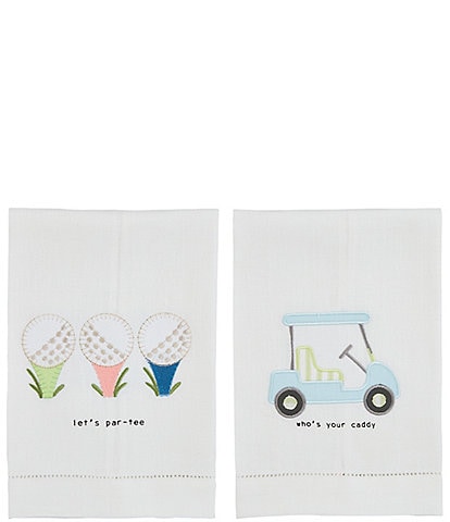 Mud Pie The Pro Shop Golf Cart Towels, Set of 2
