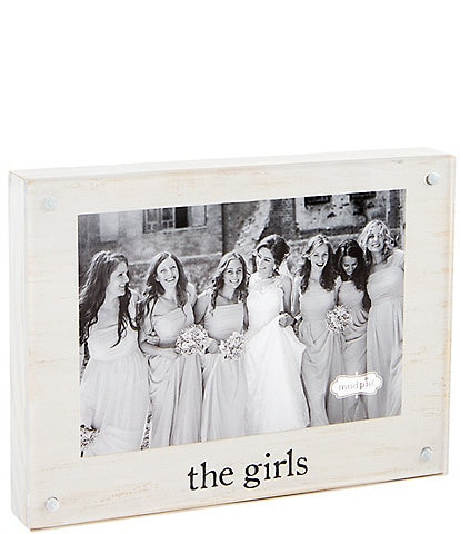 Mud Pie Wedding Collection The Girls Magnetic Block Picture Frame, 4x6