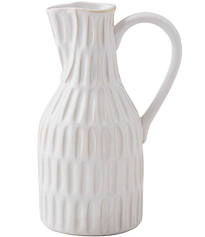 Mud Pie White House Collection Textured Jug Bud Large Vase