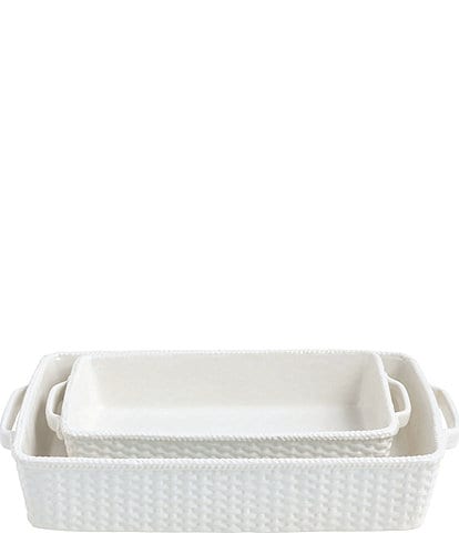 Mud Pie Woven Baker Set