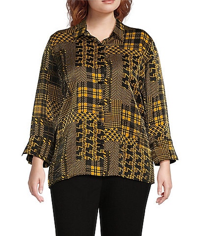 Dillards plus size dressy tops best sale