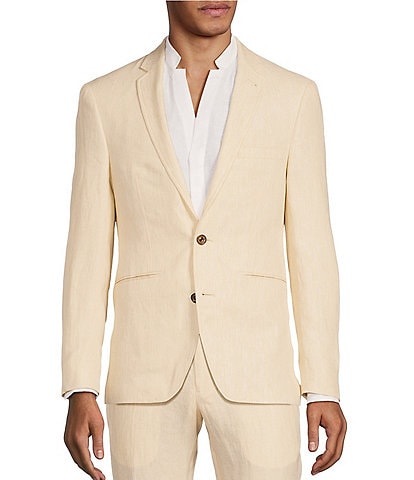 Murano Baird McNutt Linen Slim Fit Suit Separates Blazer