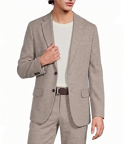 Murano Big & Tall Classic Fit Textured Suit Separates Blazer