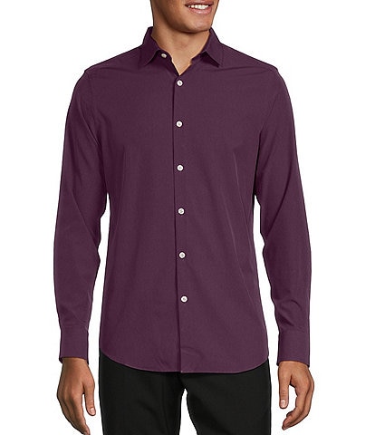 Murano Big & Tall Slim Fit Performance Stretch Long Sleeve Woven Shirt