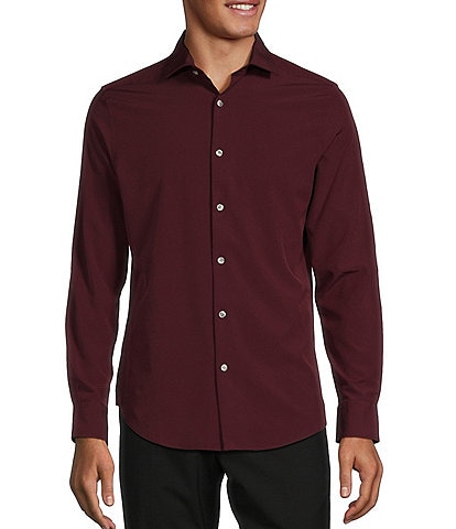 Murano Big & Tall Slim-Fit Performance Stretch Long Sleeve Woven Shirt