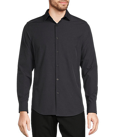 Murano Big & Tall Slim Fit Performance Stretch Long Sleeve Woven Shirt