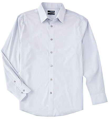 Murano Big & Tall Wardrobe Essentials Solid Long-Sleeve Woven Shirt